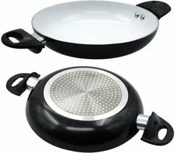 Сковорода з керамічним антипригарним покриттям з двома ручками, D-30см Сковорода з керамічним антипригарним покриттям з двома ручками, D-30см